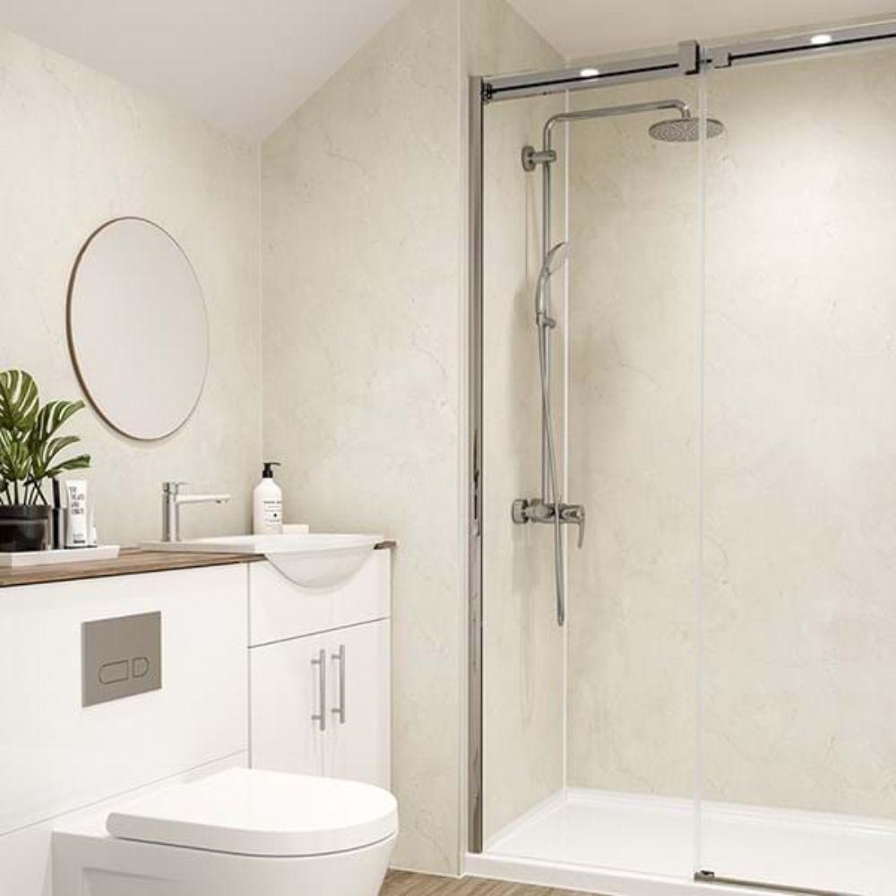 Multipanel Marfil Cream Shower Panels