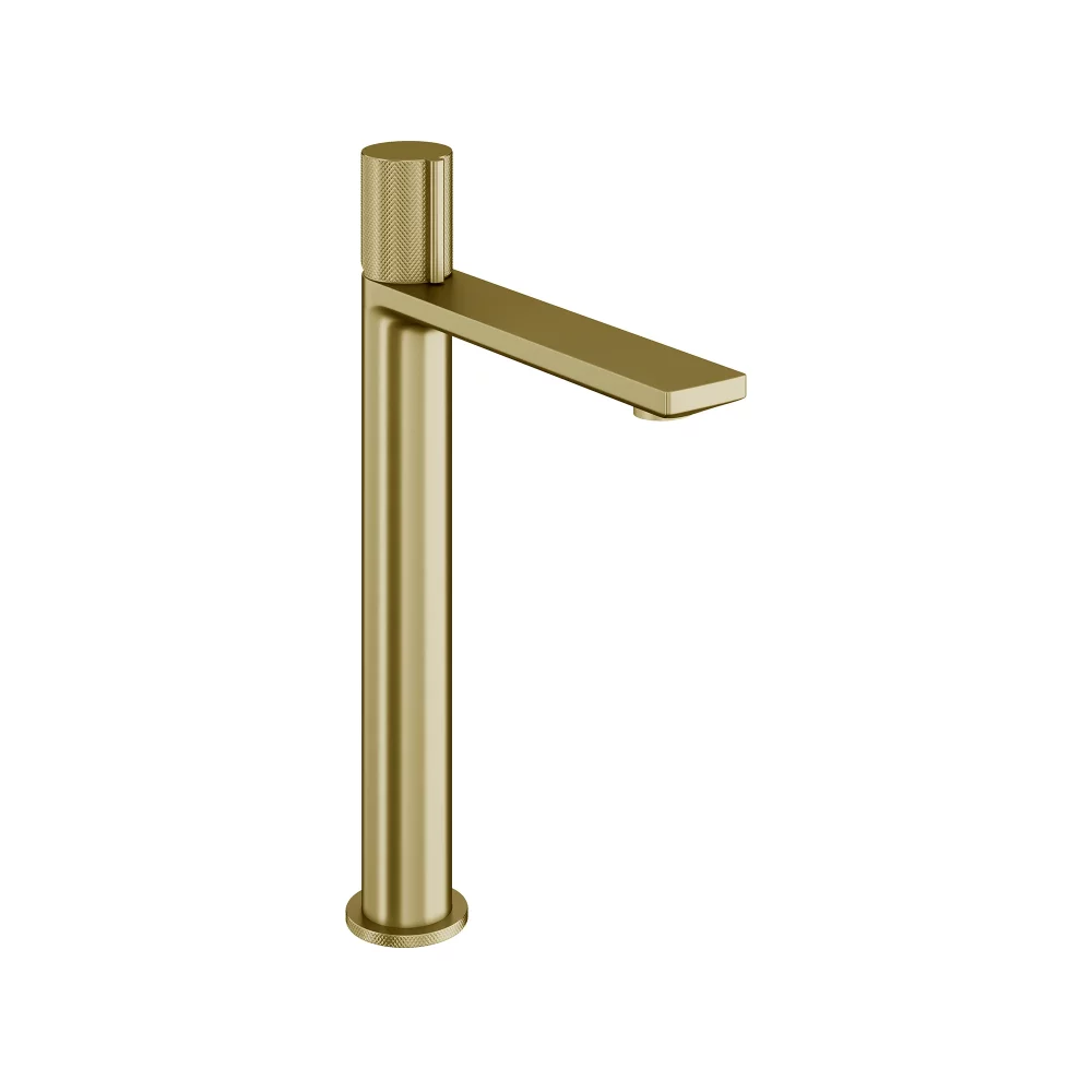 HiB Durer Tall Mono Basin Mixer - Brushed Brass - CLEARANCE