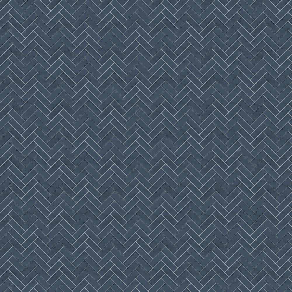 Navy Herringbone - Showerwall Acrylic