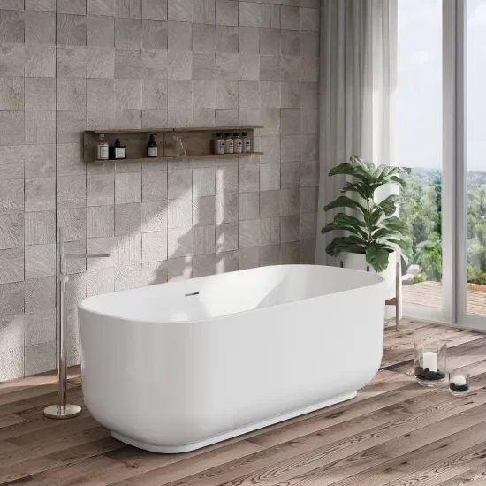 Nuie Choice Perpetua 1700mm Square Freestanding Bath