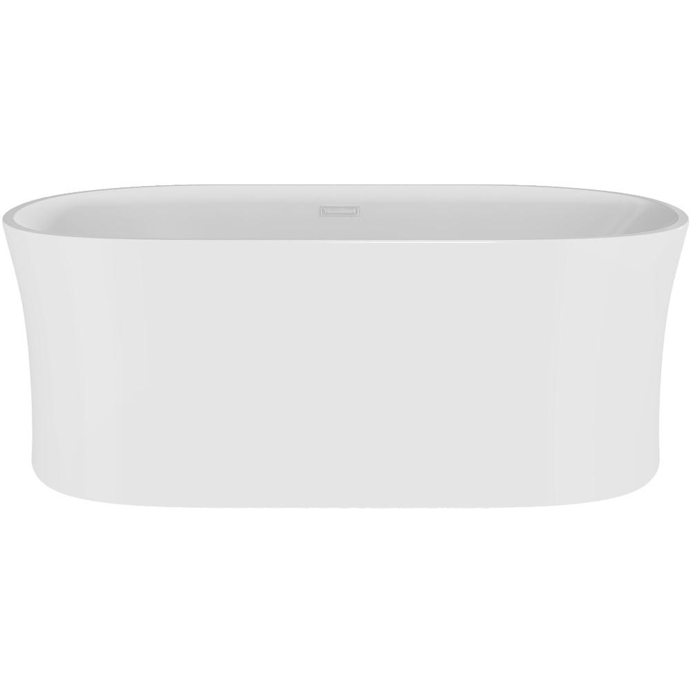 Nuie Solstice 1600mm Double Ended Freestanding Bath