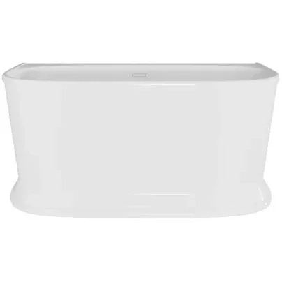 Nuie Timora 1500mm Back to Wall Freestanding Bath