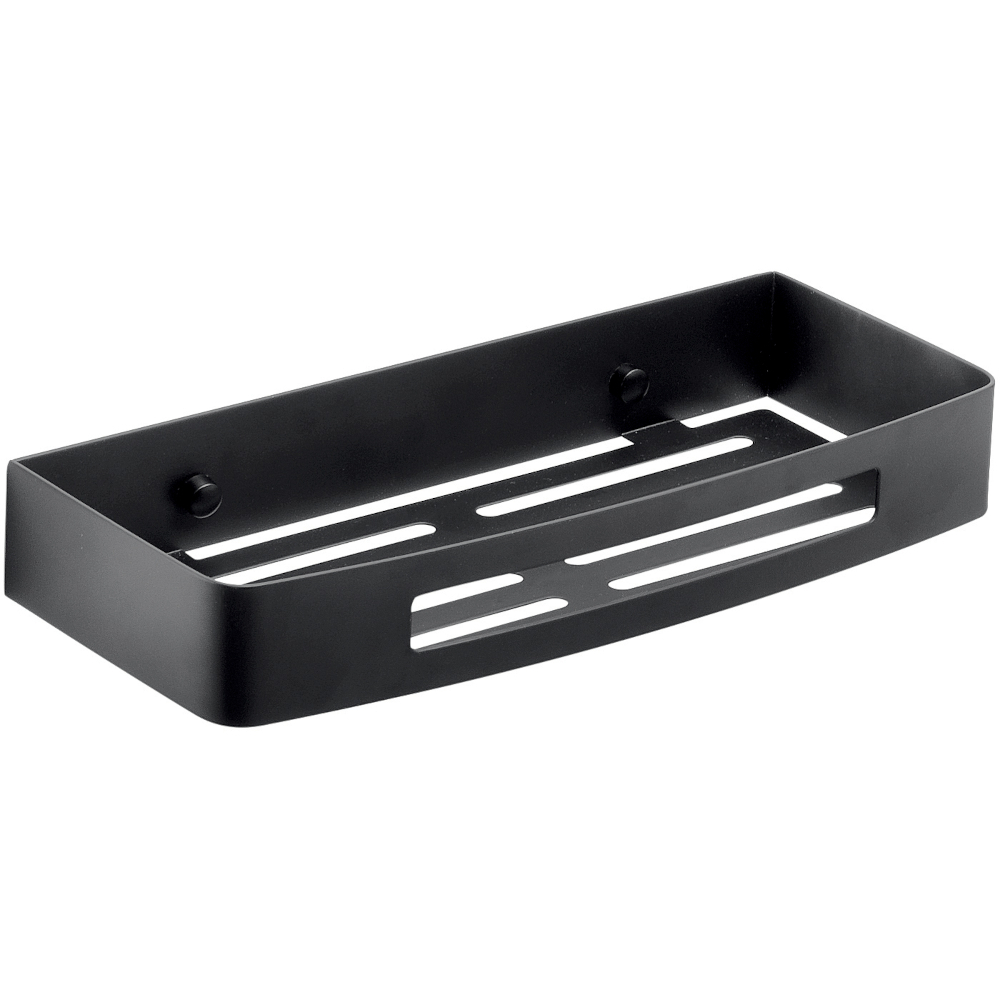 Origins Living Nerva Matt Black Shower Basket