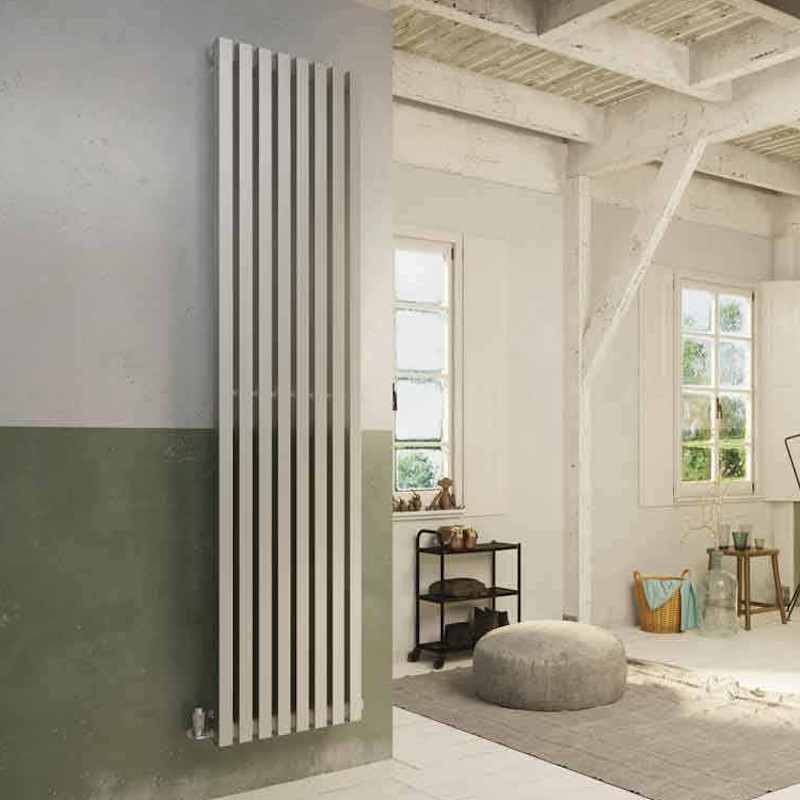 DQ Dune 1600 x 280 Stainless Steel Vertical Radiator Brushed Finish