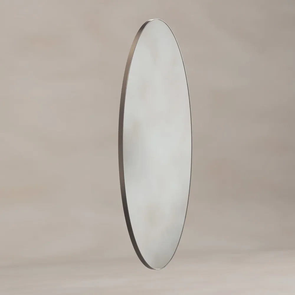 Origins Living Oslo Oval Mirror in Brushed Bronze