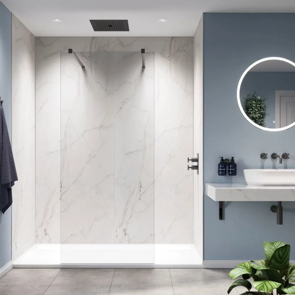 Ocean Marble Showerwall Majestic Waterproof Core Laminate Panels