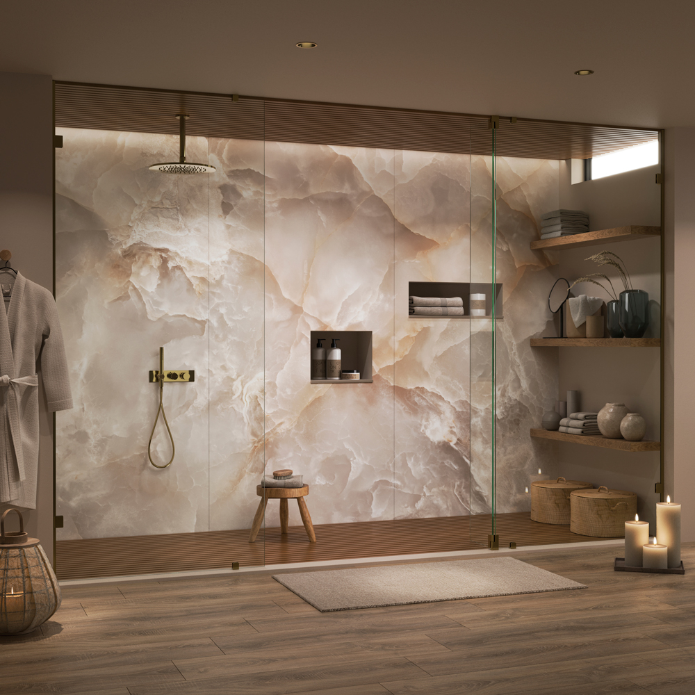 Onyx Sand Showerwall Acrylic Wall Panels