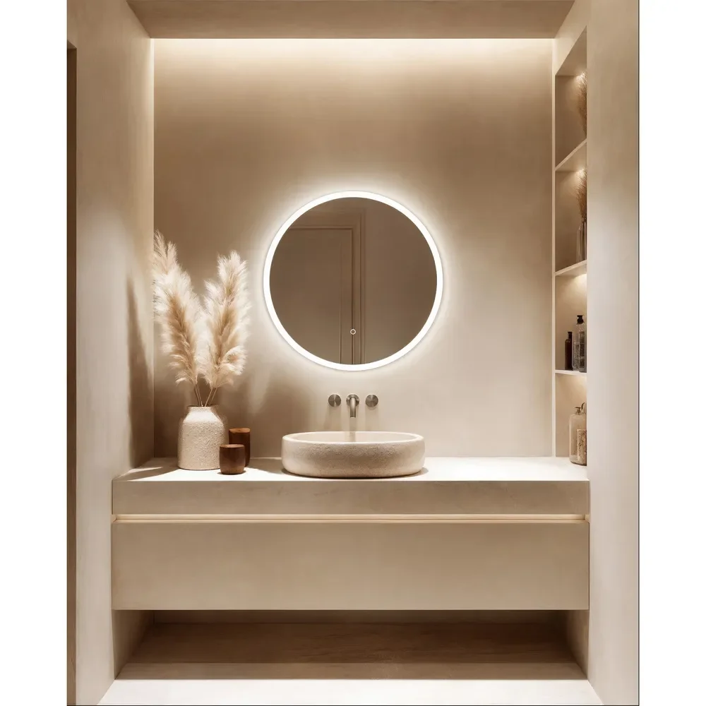 Origins Living Cleo 60 Round Illuminated Mirror