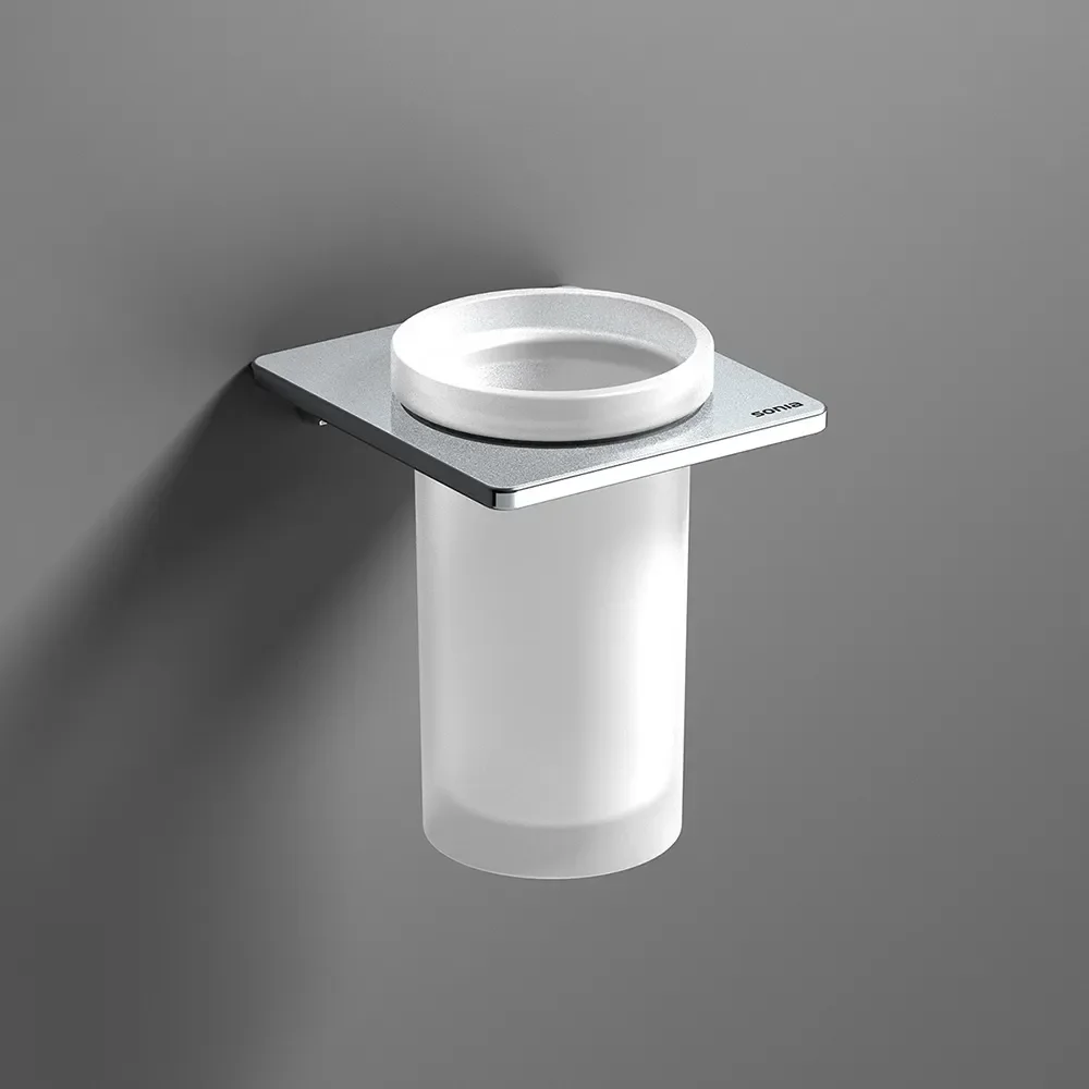 Origins Living Eletech Chrome Tumbler Holder