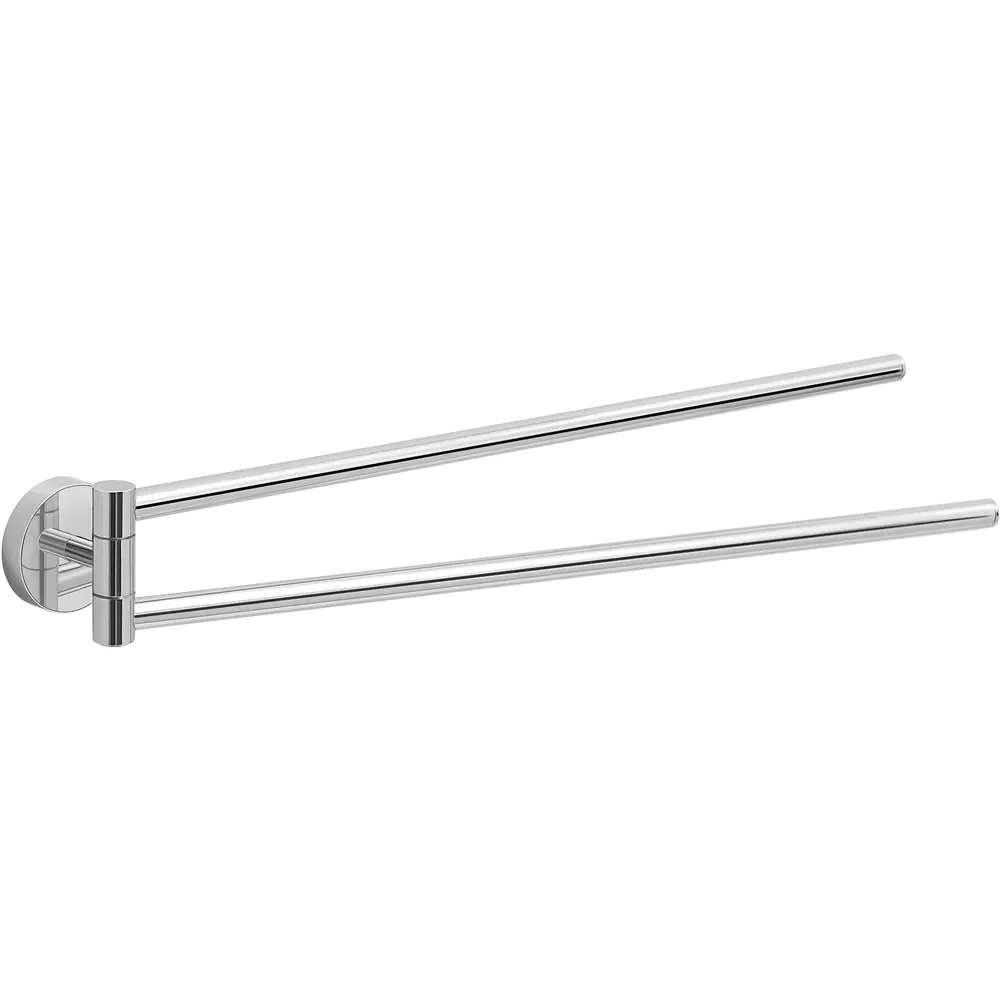 Origins Living Eros Chrome Double Swing Towel Rail