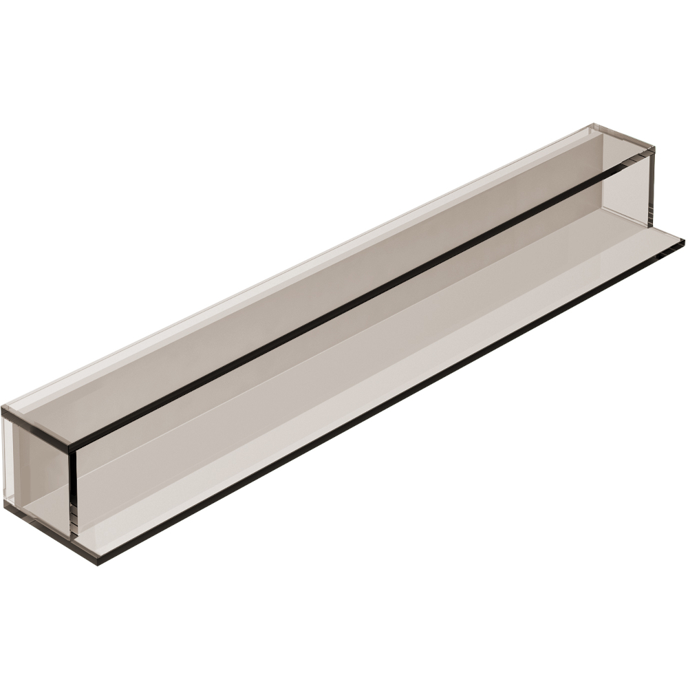 Origins Living Pier 70 Bronze Smoked Glass Box Shelf