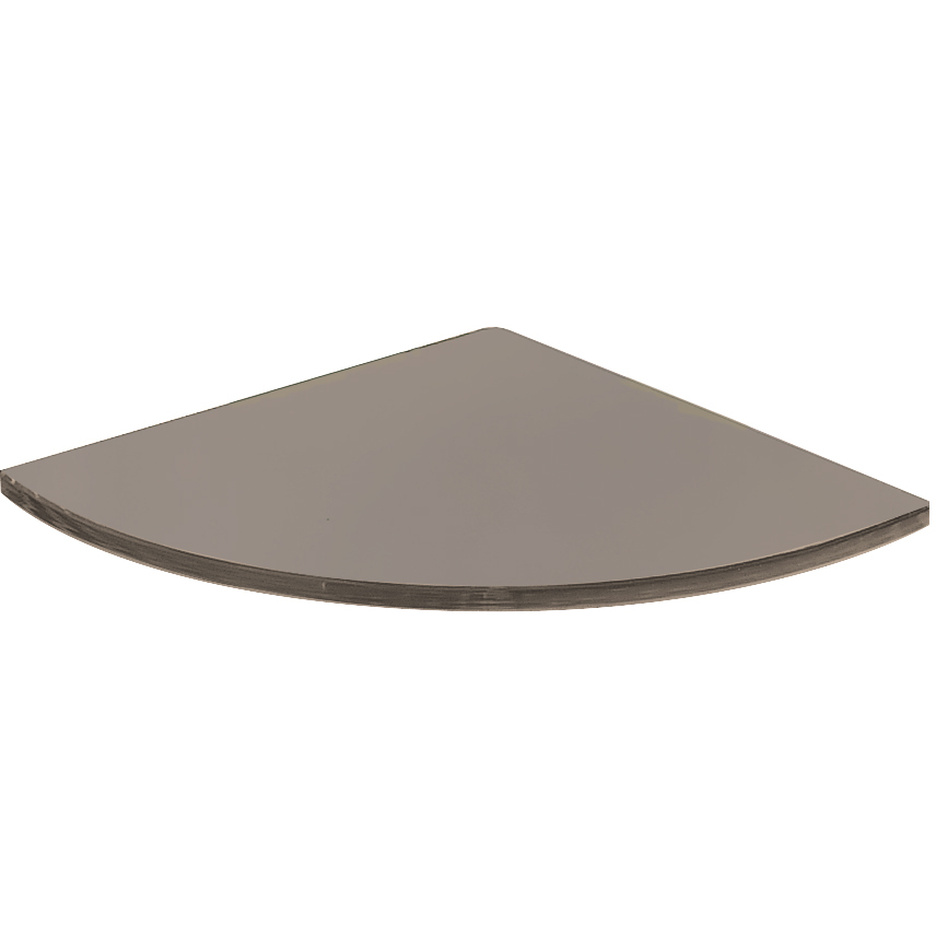 Origins Living Pier Corner Bronze Smoked Glass Shelf