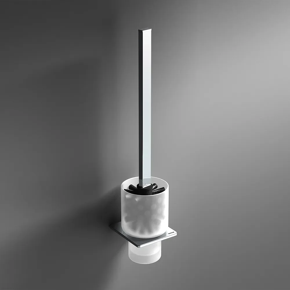 Origins Living S Cube Chrome Toilet Brush
