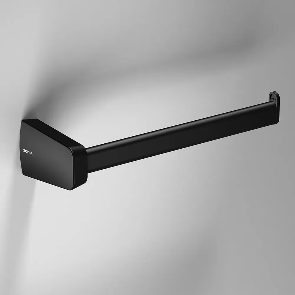 Origins Living S6 Matt Black Open Towel Bar