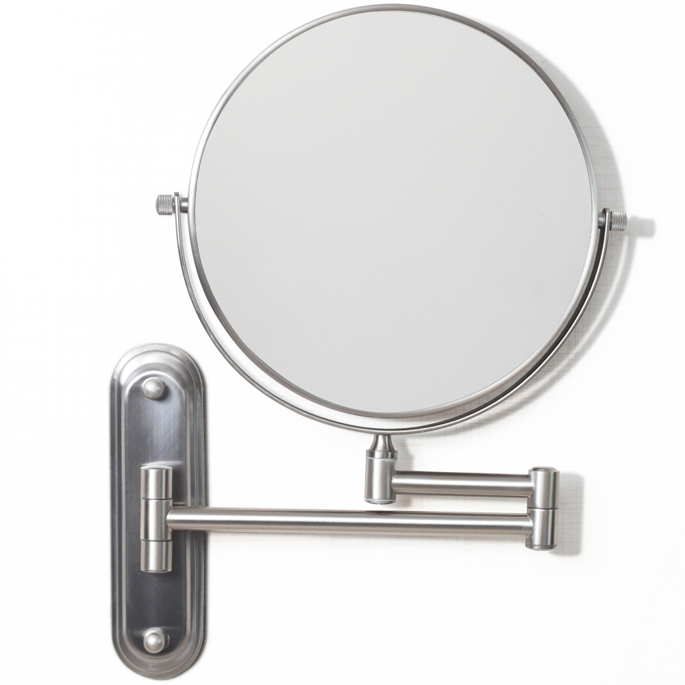Origins Living Taylor Brushed Nickel Reversible 5x Magnifying Mirror