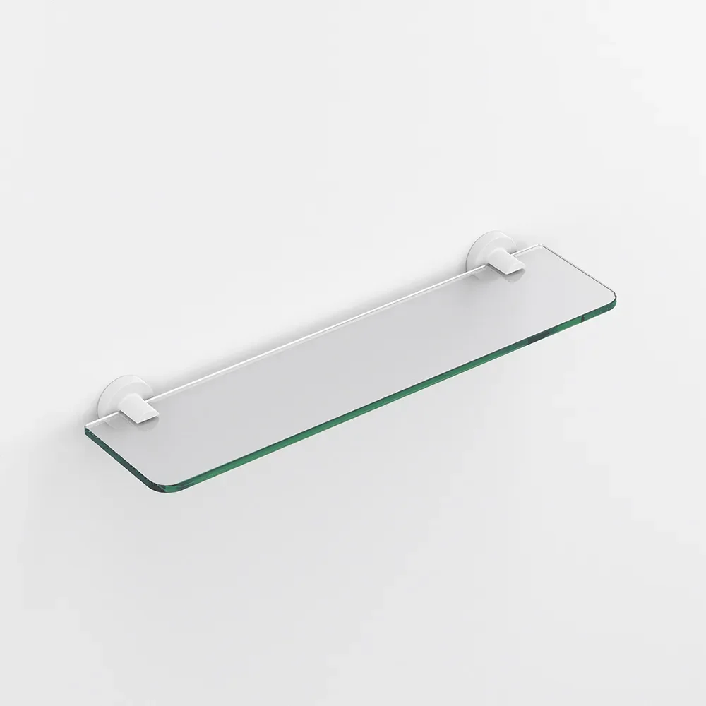 Origins Living Tecno Project 500mm Matt White Glass Shelf