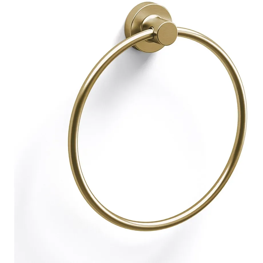 Origins Living Tecno Project Brushed Brass Towel Ring