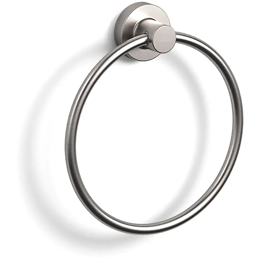 Origins Living Tecno Project Brushed Nickel Towel Ring