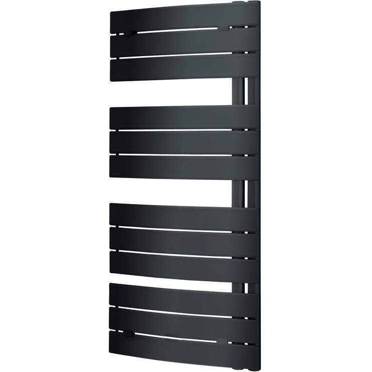 Orpington  550 x 1080mm Anthracite Curved Panel Towel Radiator