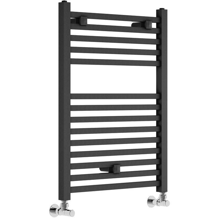 Overberg Square Ladder Radiator 500 x 690 x 30mm - Anthracite