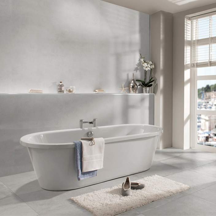 Pearl Grey Showerwall Laminate Panels