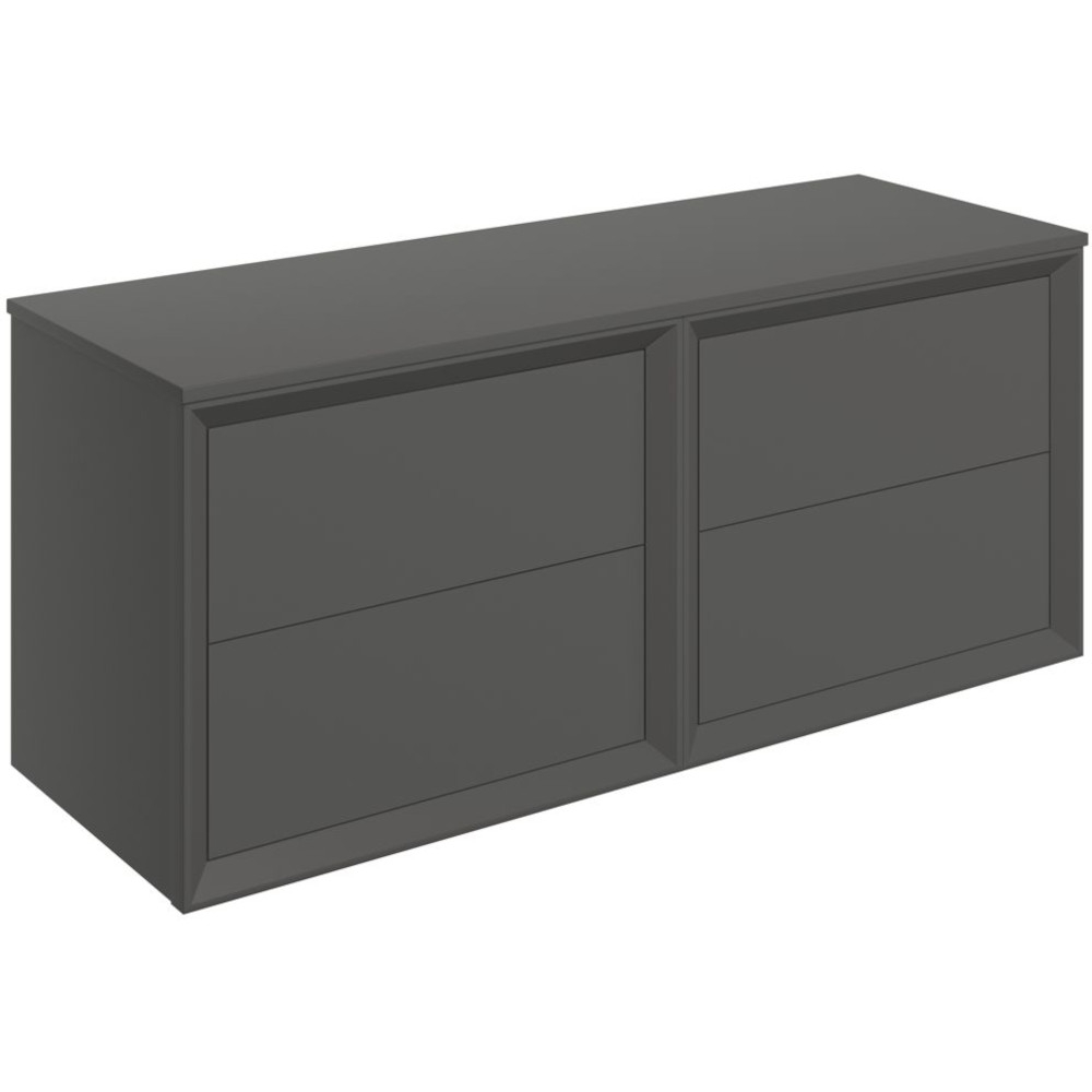 Pekin 1200mm Matt Clay Wall Hung Vanity Unit