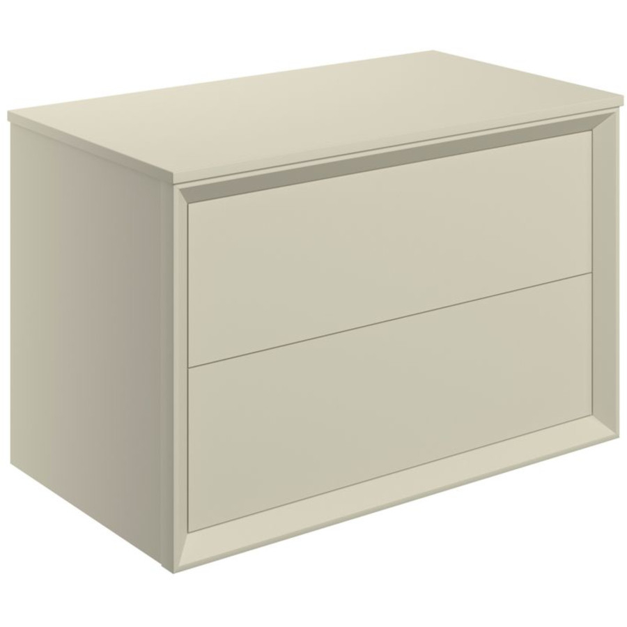 Pekin 800mm Matt Cotton Wall Hung Vanity Unit