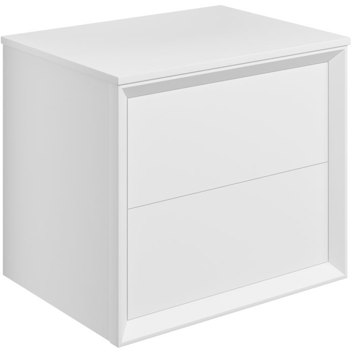 Pekin 610mm Matt White Wall Hung Vanity Unit