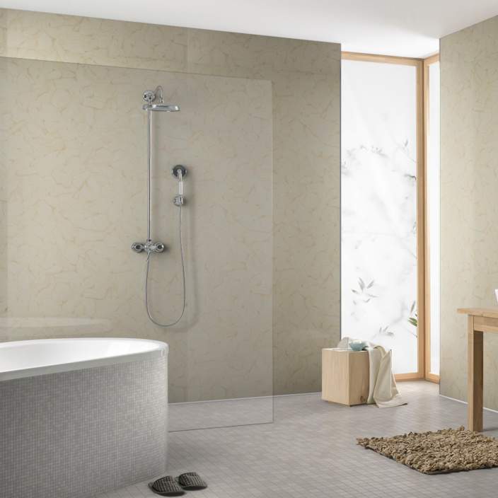 Pergamon Marble Showerwall Laminate Panels
