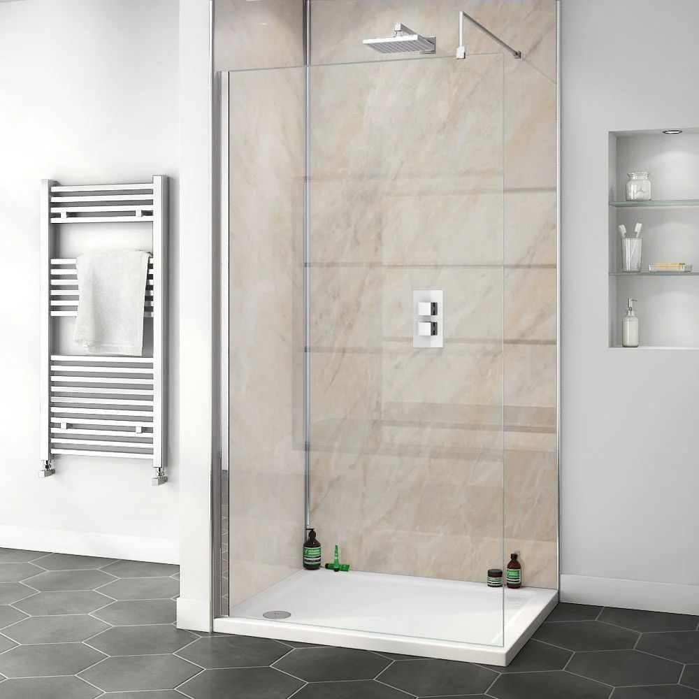 Pergamon Marble M1 PVC Wetpanel Shower Board 2400 x 1000mm