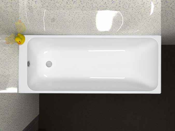 Carron Profile - 5mm - Single Ended Bath - 1700 x 750mm