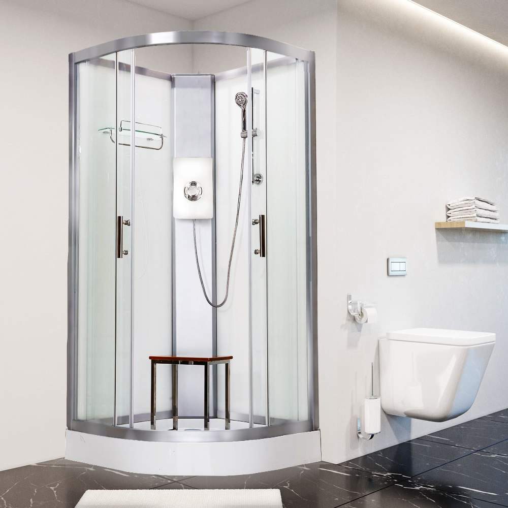 Vidalux Pure E 800 Shower Cabin with Triton Electric Shower