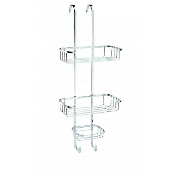 Croydex Premium Stainless Steel Hook - Over Three Tier Basket