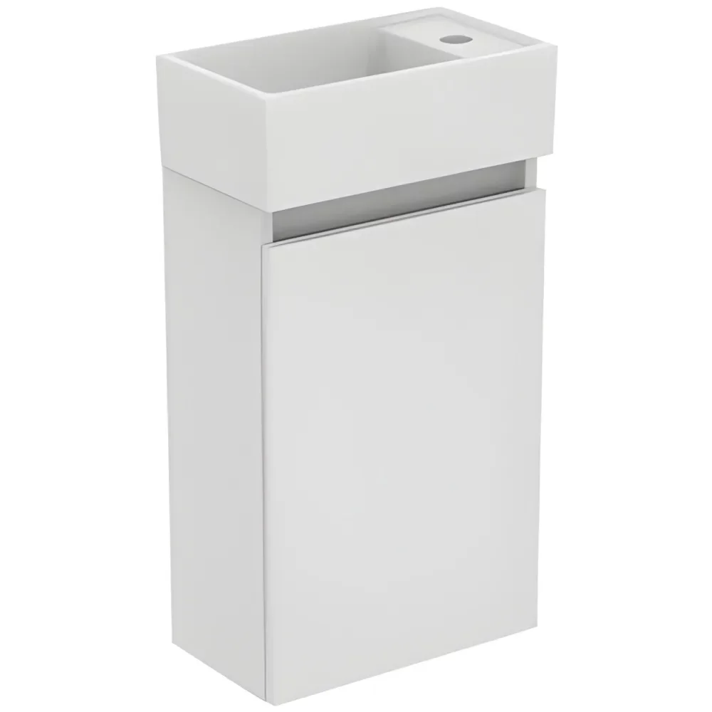 Ideal Standard Eurovit+ 350mm Gloss White Wall Hung Unit and Basin