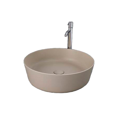 Feeling Round Countertop Basin Matt Cappuccino - RAK Ceramics