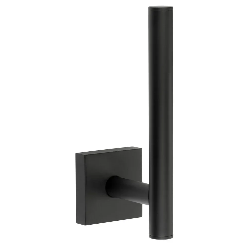 Smedbo House Matt Black Spare Toilet Roll Holder