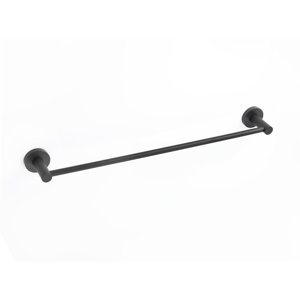 Abacot 55cm Matt Black Towel Rail