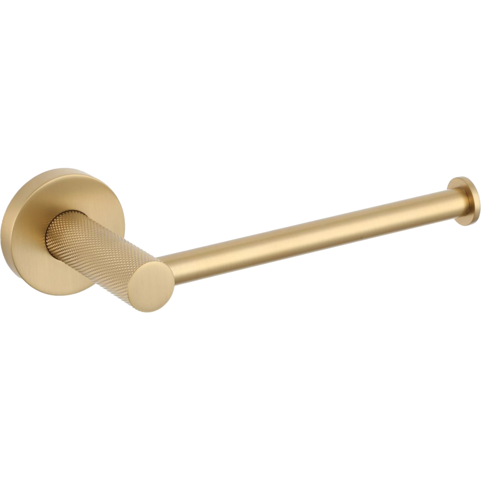 Abacot Brushed Brass Toilet Roll Holder