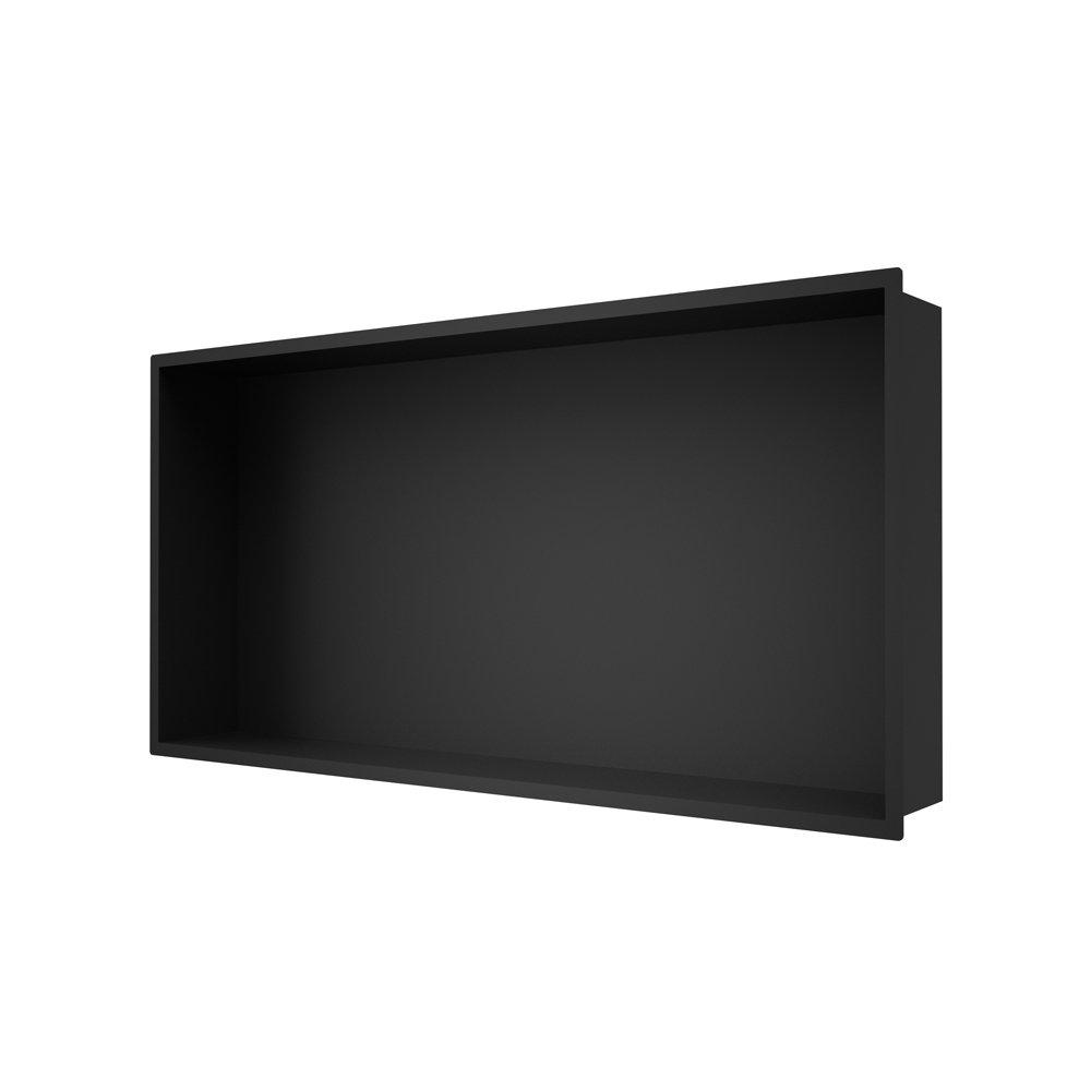 Crosswater Matt Black 610 x 305 Shower Wall Niche