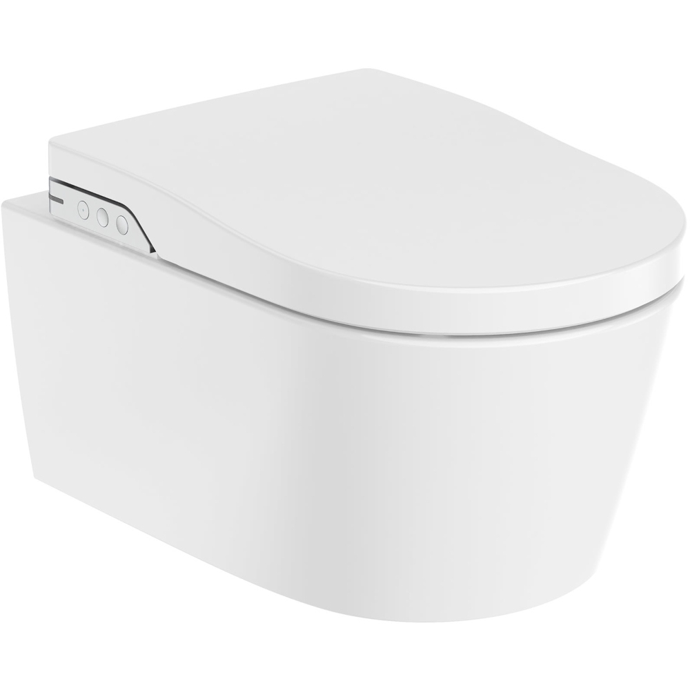 Roca Inspira In-Wash Rimless Wall Hung Smart Toilet