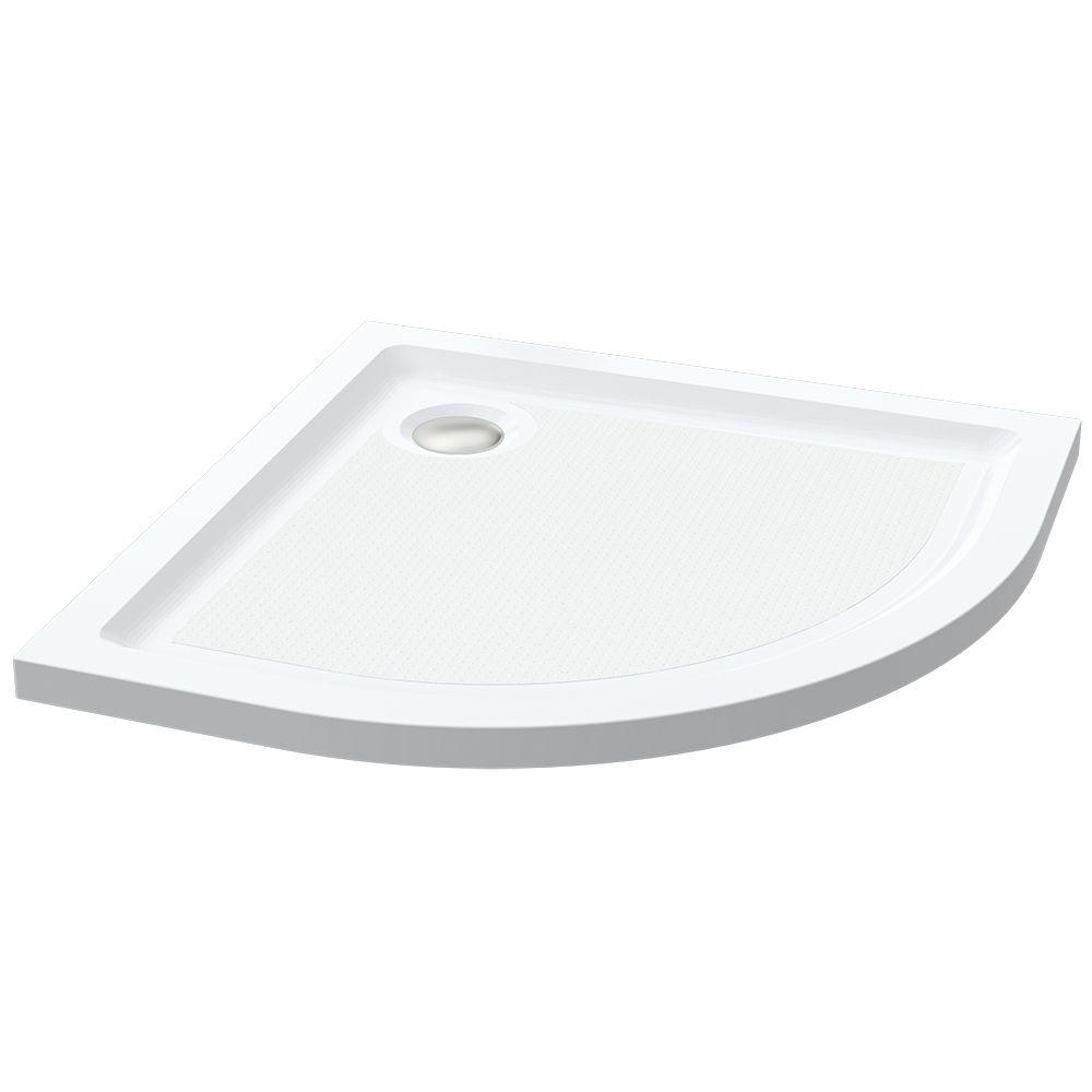 Roman Stone 800 x 800mm Quadrant Anti Slip Shower Tray