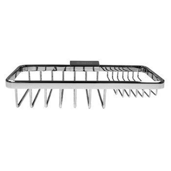 Roman Chrome Stepped Shower Basket RSB03