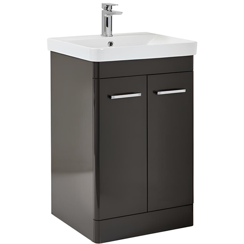 Scudo Rossini 600 Wolf Grey Vanity Unit