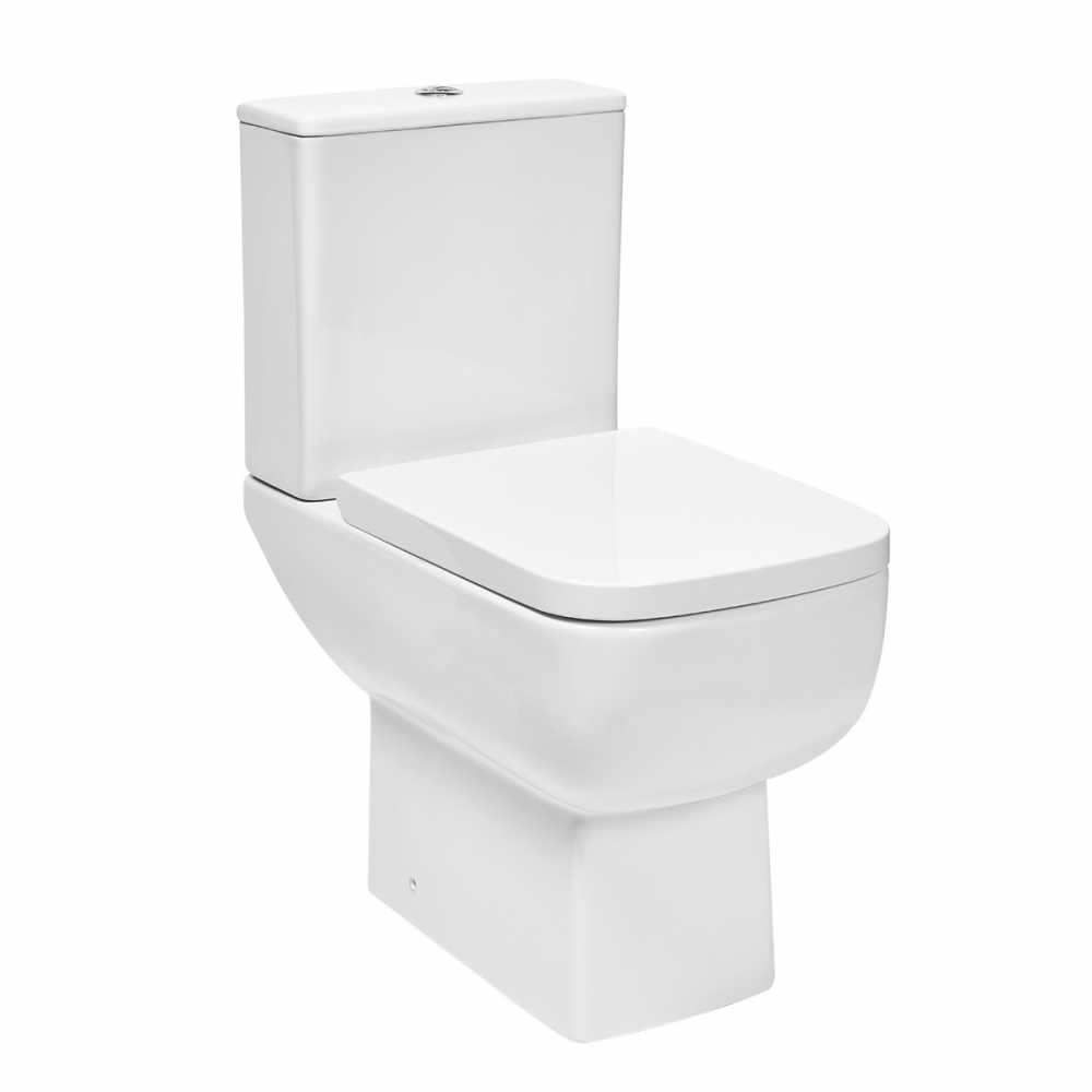 Back To Wall Rimless Toilet Suite SHORT PROJECTION 605mm Ceramic