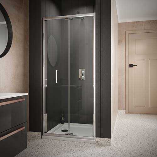 Sommer6 800mm Bi-Fold Shower Door