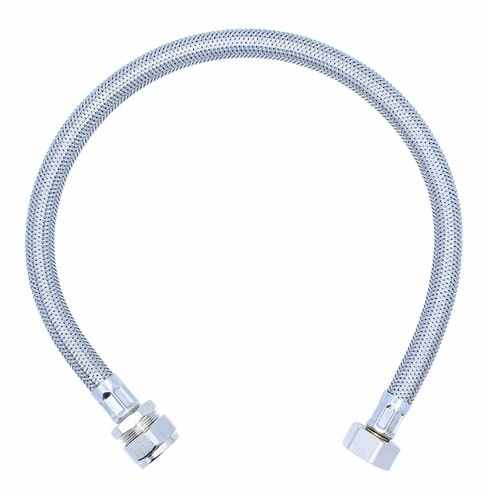 1/2" x 15mm - 500mm - Braided Flexi Hose - Viva Sanitary