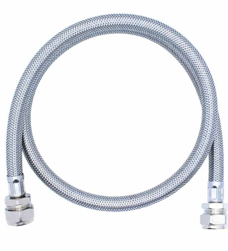 15mm x 15mm - 900mm - Braided Flexi Hose - Viva Sanitary