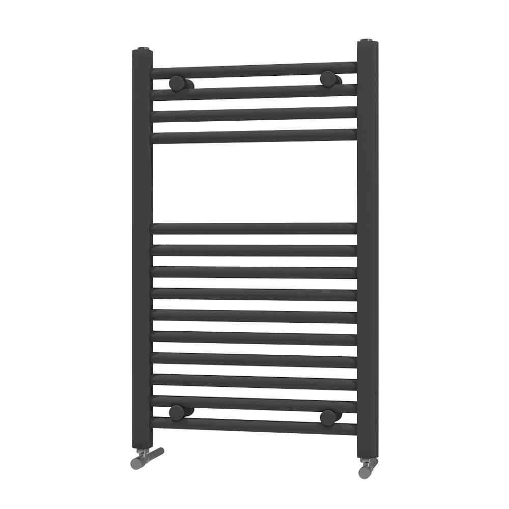 Scudo Strive 800 x 500mm Black Towel Radiator