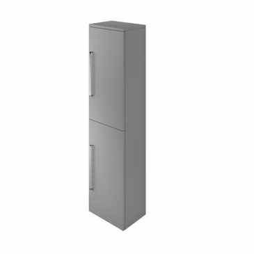 Ash Grey Tall Boy Wall Hung Unit - 1400mm