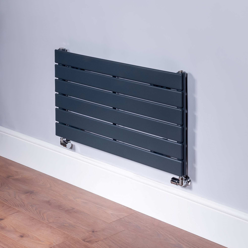 DQ Strata 452 x 900mm Single Column Anthracite Horizontal Radiator